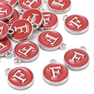 Platinum Plated Alloy Enamel Charms(X-ENAM-S118-03F-P)-4