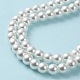 Baking Painted Pearlized Glass Pearl Round Bead Strands(HY-Q003-6mm-01)-4