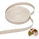 benecreat 10m de rubans de jute en lin pour la fabrication artisanale(OCOR-BC0005-25)-1