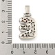 Brass Micro Pave Clear Cubic Zirconia Pendants(KK-B099-01P-E)-3