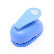 Mini Plastic Craft Punch Sets, for Scrapbooking & Paper Crafts, Paper Shapers, Cornflower Blue, 6.4x3.9x4.85cm, Box: 14x8.5x5.2cm(TOOL-WH0130-22A-B)
