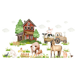 PVC Wall Stickers, Wall Decoration, Animal Pattern, 390x1180mm, 2 styles, 1pc/style, 2pcs/set.(DIY-WH0228-632)