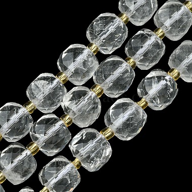 Natural Quartz Crystal Beads Strands(G-Q010-A27-01)-3