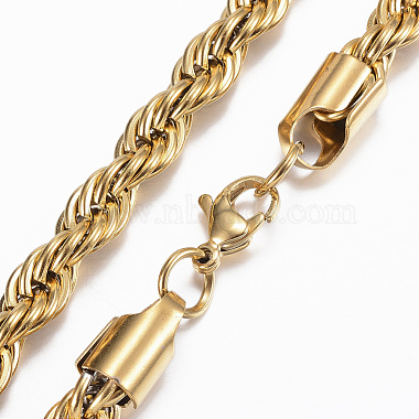 304 нержавеющей стали цепи ожерелья и браслеты(SJEW-L186-01G)-4