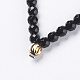 Natural Black Spinel Beaded Necklaces Making(MAK-K016-02-01)-2