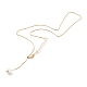 Adjustable Brass Lariat Necklaces(NJEW-JN03446-02)-1