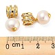 Rack Plating Brass Micro Pave Clear Cubic Zirconia Pendants(KK-M258-11G)-3