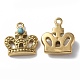 Natural Turquoise Crown Charms(STAS-C064-VC909)-2
