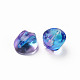 Two Tone Transparent Spray Painted Glass Beads(GLAA-Q092-06-C06)-3