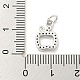 Rack Plating Brass Micro Pave Clear Cubic Zirconia Pendants(KK-B093-17P)-3