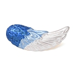 304 Stainless Steel Enamel Pins, Lapel Pins for Backpack Clothes, Golden, Wing, 49x21mm(JEWB-G049-04G-01)