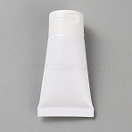 Plastic Squeeze Bottles, White, 7.2x3.85cm, Capacity: 15ml(0.51fl. oz)(MRMJ-WH0002-25)