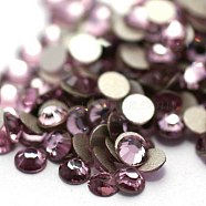 Glass Flat Back Rhinestone, Grade A, Back Plated, Faceted, Half Round, Light Amethyst, 3.8~4mm, about 1440pcs/bag(RGLA-C002-SS16-212)