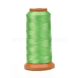 Polyester Threads, for Jewelry Making, Lime, 0.7mm, about 437.44 yards(400m)/roll(NWIR-G018-E-14)