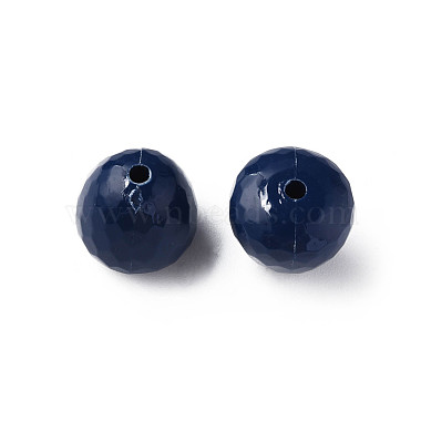 Prussian Blue Teardrop Acrylic Beads