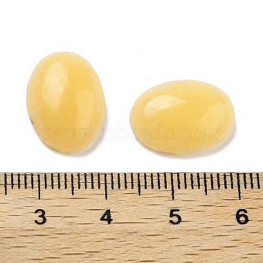 natürlichen gelben Jade cabochons(G-G145-01B-53)-3