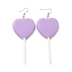 Heart-shape Lollipop Dangle Earrings for Women(EJEW-Z015-04D)-1