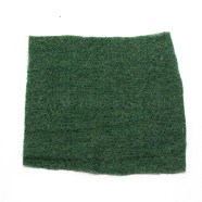 Wool Embroidery Fabric, Embroidery Supplies, Square, Green, 150x150x1mm(DIY-WH0304-078B)