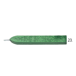 Sealing Wax Sticks, For Retro Vintage Wax Seal Stamp, Medium Sea Green, 90x11x11mm(STAM-PW0009-23)