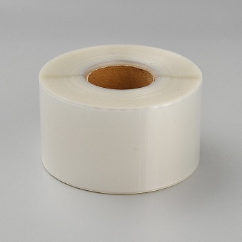 Rectangle PVC Self-Adhesive Barcode Protective Film, Clear Label Tape, Clear, 103x52mm, 500pcs/roll