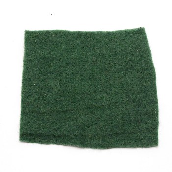 Wool Embroidery Fabric, Embroidery Supplies, Square, Green, 150x150x1mm