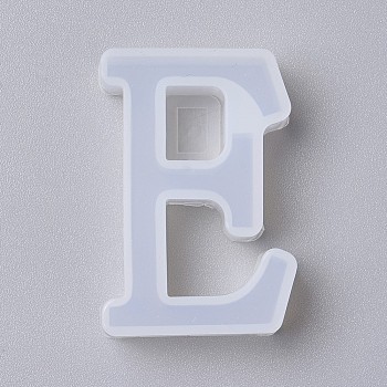 Silicone Molds, Resin Casting Molds, For UV Resin, Epoxy Resin Jewelry Making, Letter, Letter.E, 4.1x2.7x1.1cm