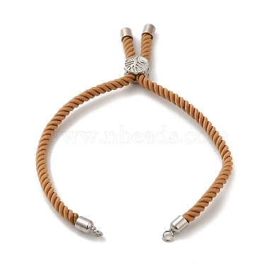 KKBEAD Copper Charm Bracelets Geometric Patterns Boho Braided Bracelet  Wristband Jewelry Adjustable Rope Fabric Pulseras