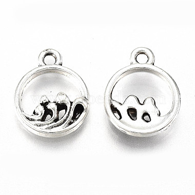 Tibetan Style Alloy Charms(TIBE-S323-068AS-RS)-2