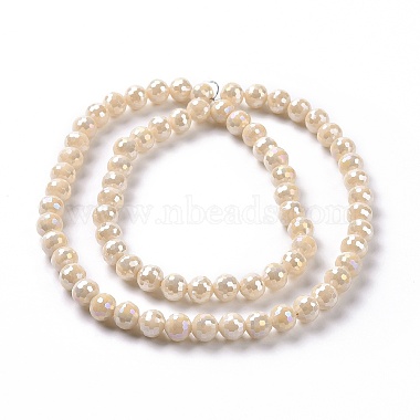 Electroplate Glass Beads Strands(GLAA-E036-14-M)-4