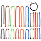 CRASPIRE 24Pcs 24 Style Reusable Silicone Cable Tie(AJEW-CP0001-94)-1