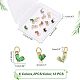 12 Pcs 6 Colors Rack Plating Brass Cubic Zirconia Charms(KK-FH0002-98)-4