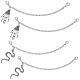 4Pcs 2 Styles Iron Twisted Chains Curb Chains(FIND-PH01460)-1