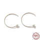 925 Sterling Silver Earring Hooks(STER-K177-01S)-1