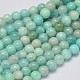 Natural Amazonite Beads Strands(G-K068-03-6mm)-1