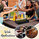 1Pc Bamboo Wine Glass Display Stands(ODIS-PB0001-03)-4