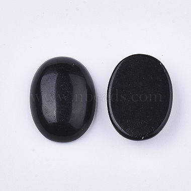 Cabuchones negros de obsidiana naturales(X-G-S349-25A-02)-2