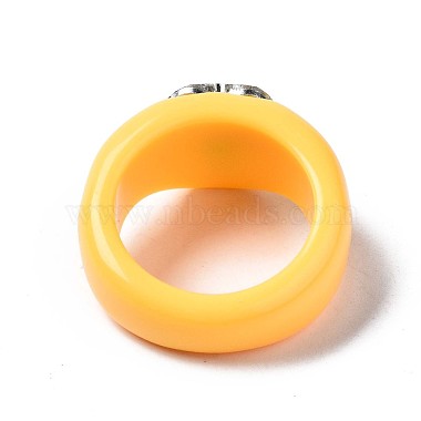 Opaque Acrylic Finger Rings(RJEW-Q162-001E)-5