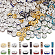 SOFPLATE 300pcs 10 Colors Brass Rhinestone Spacer Beads(RB-SP001-07A)-1