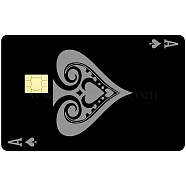 Rectangle PVC Plastic Waterproof Card Stickers, Self-adhesion Card Skin for Bank Card Decor, Playing Card, 186.3x137.3mm(DIY-WH0432-315)