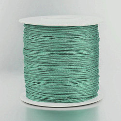Nylon Thread, Nylon Jewelry Cord for Custom Woven Jewelry Making, Dodger Blue, 0.8mm, about 131.23 yards(120m)/roll(X-NWIR-C036-374)