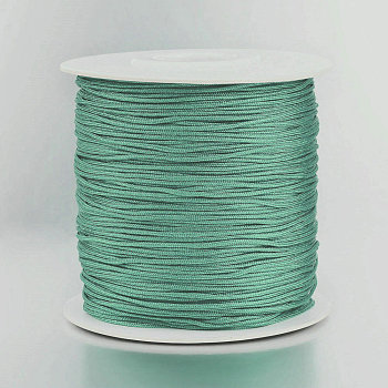 Nylon Thread, Nylon Jewelry Cord for Custom Woven Jewelry Making, Dodger Blue, 0.8mm, about 131.23 yards(120m)/roll