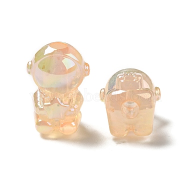 UV Plating Rainbow Iridescent Acrylic Beads(PACR-M002-06)-3
