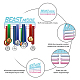 porte-médaille en fer dégradé de couleurs(AJEW-WH0254-47)-4