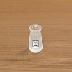 Mini Resin Vase, for Dollhouse Accessories, Pretending Prop Decorations, Clear, 15.5~16x29mm, Inner Diameter: 7mm(DJEW-C022-01)