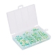 497Pcs 5 Style Rainbow ABS Plastic Imitation Pearl Beads(OACR-YW0001-07E)-4