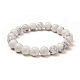 SUNNYCLUE Natural Howlite Round Beads Stretch Bracelets(BJEW-PH0001-8mm-08)-1
