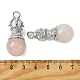 Natural Rose Quartz Pendants(G-C114-04P-15)-3