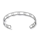 304 Stainless Steel Open Cuff Bangles(BJEW-P307-05P)-3