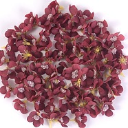 Silk Artificial Flower, for DIY Wedding Party Garland Decoration, Brown, 23x23x16mm(FIND-WH0063-17U)