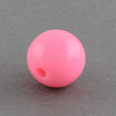 Solid Chunky Bubblegum Acrylic Ball Beads(SACR-R835-20mm-01)-2